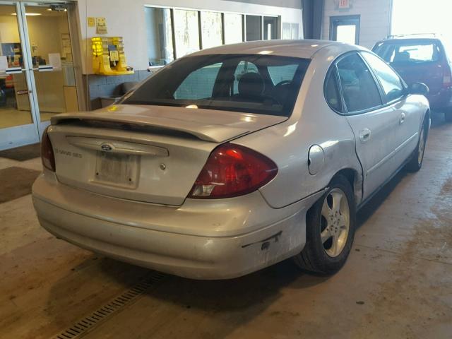 1FAHP55S43G225643 - 2003 FORD TAURUS SES SILVER photo 4