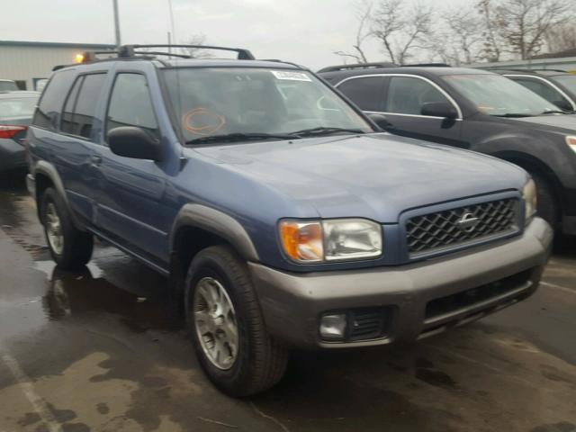 JN8DR07Y71W502459 - 2001 NISSAN PATHFINDER BLUE photo 1