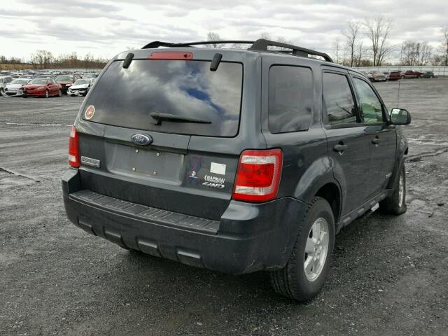 1FMCU93118KA86859 - 2008 FORD ESCAPE XLT CHARCOAL photo 4