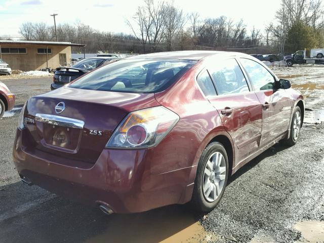 1N4AL2AP1AN404406 - 2010 NISSAN ALTIMA BAS MAROON photo 4