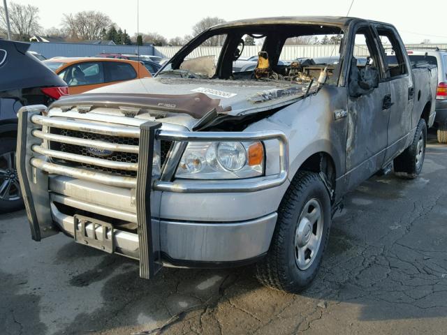 1FTPW14V88FB21926 - 2008 FORD F150 SUPER SILVER photo 2