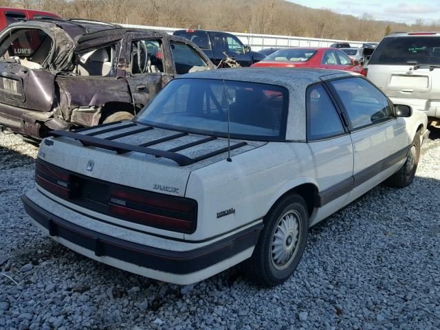 2G4WB14L2N1412619 - 1992 BUICK REGAL CUST WHITE photo 4