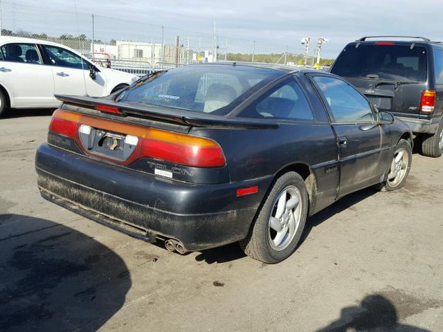 4E3CS44R3NE103102 - 1992 EAGLE TALON BLACK photo 4