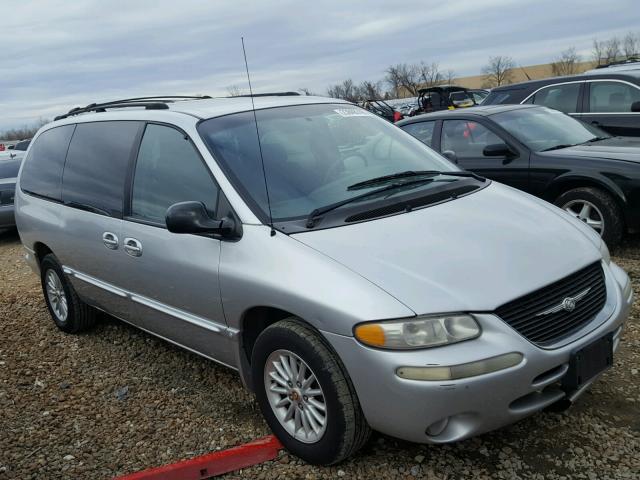 1C4GP44GXYB625403 - 2000 CHRYSLER TOWN & COU SILVER photo 1