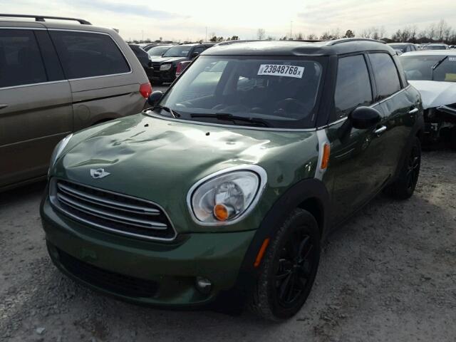 WMWZB3C59FWR42786 - 2015 MINI COOPER COU GREEN photo 2