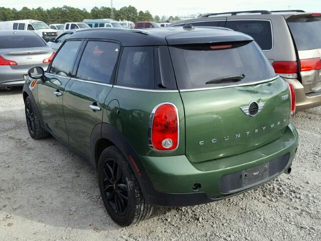 WMWZB3C59FWR42786 - 2015 MINI COOPER COU GREEN photo 3