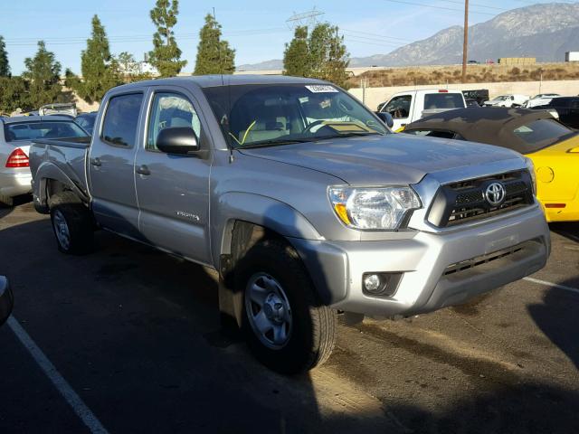 3TMKU4HN8FM045701 - 2015 TOYOTA TACOMA DOU SILVER photo 1