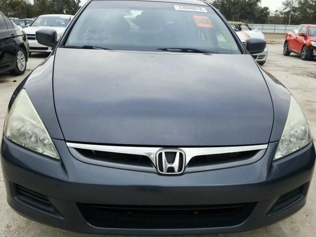 1HGCM56807A100312 - 2007 HONDA ACCORD EX BLUE photo 9