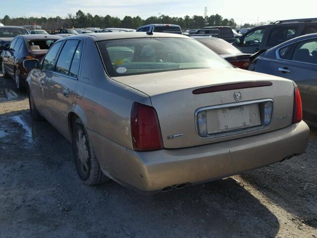 1G6KD54Y85U205787 - 2005 CADILLAC DEVILLE BEIGE photo 3