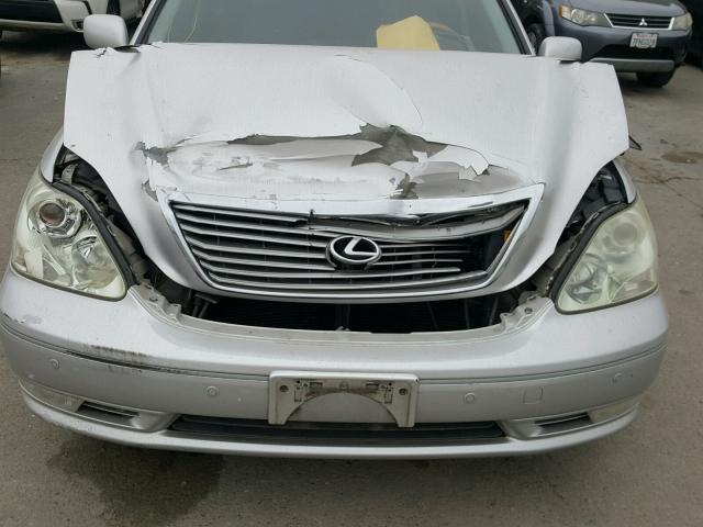 JTHBN36F240147402 - 2004 LEXUS LS 430 SILVER photo 7