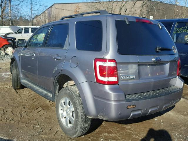 1FMCU94108KB82917 - 2008 FORD ESCAPE LIM GRAY photo 3