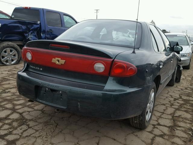 1G1JF52F747300173 - 2004 CHEVROLET CAVALIER L GREEN photo 4