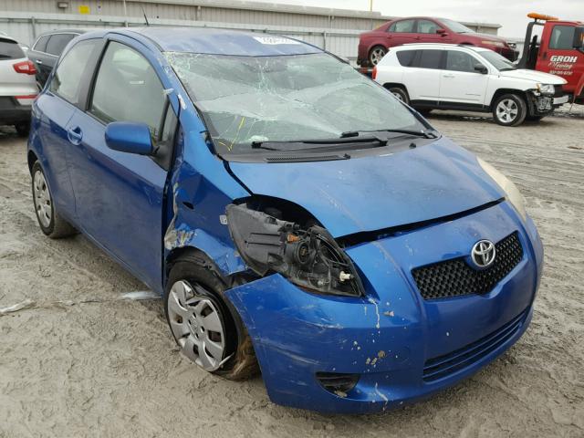 JTDJT923575129873 - 2007 TOYOTA YARIS BLUE photo 1