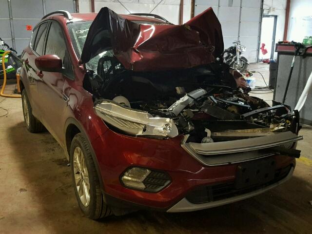 1FMCU9GD0JUA87788 - 2018 FORD ESCAPE SE RED photo 1