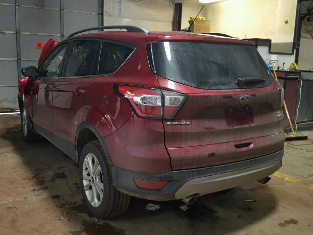 1FMCU9GD0JUA87788 - 2018 FORD ESCAPE SE RED photo 3