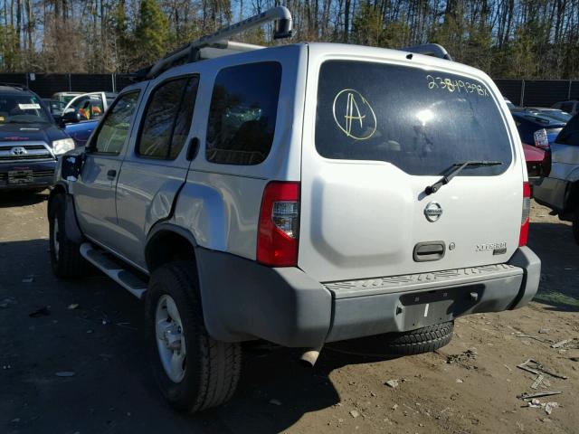 5N1ED28Y04C664315 - 2004 NISSAN XTERRA XE SILVER photo 3