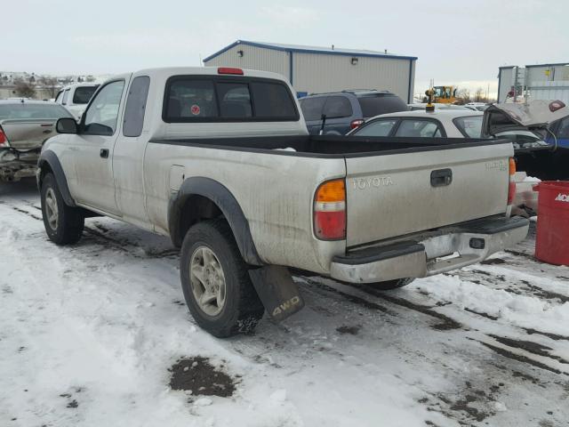 5TEWM72N23Z187892 - 2003 TOYOTA TACOMA XTR SILVER photo 3