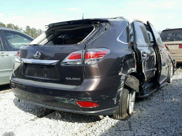 JTJBK1BA6F2465830 - 2015 LEXUS RX 350 BLACK photo 4