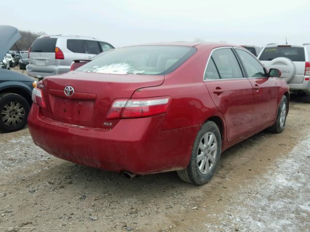 JTNBE46K373042936 - 2007 TOYOTA CAMRY NEW RED photo 4