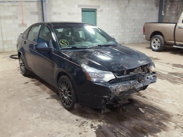 1FAHP3GN0AW246262 - 2010 FORD FOCUS SES BLACK photo 1