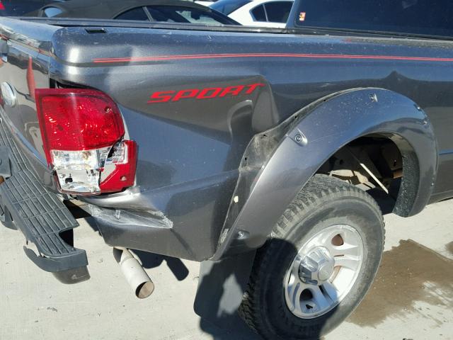 1FTYR10U56PA13084 - 2006 FORD RANGER GRAY photo 9