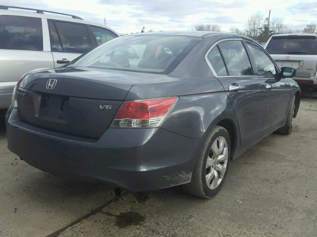 1HGCP36798A006711 - 2008 HONDA ACCORD EX GRAY photo 4