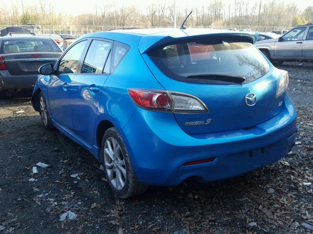 JM1BL1H54A1132776 - 2010 MAZDA 3 S BLUE photo 3