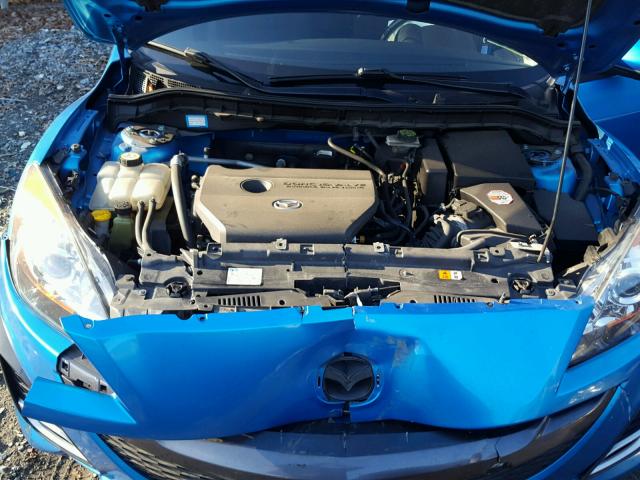 JM1BL1H54A1132776 - 2010 MAZDA 3 S BLUE photo 7