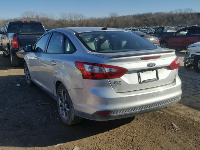 1FADP3F23EL169626 - 2014 FORD FOCUS SE SILVER photo 3