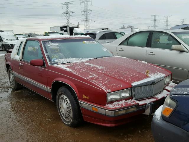 1G6EL1338LU620801 - 1990 CADILLAC ELDORADO RED photo 1