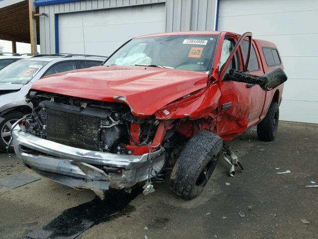 3C6UD5CL7CG225337 - 2012 DODGE RAM 2500 S RED photo 2