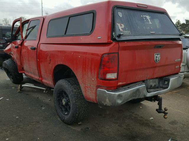 3C6UD5CL7CG225337 - 2012 DODGE RAM 2500 S RED photo 3