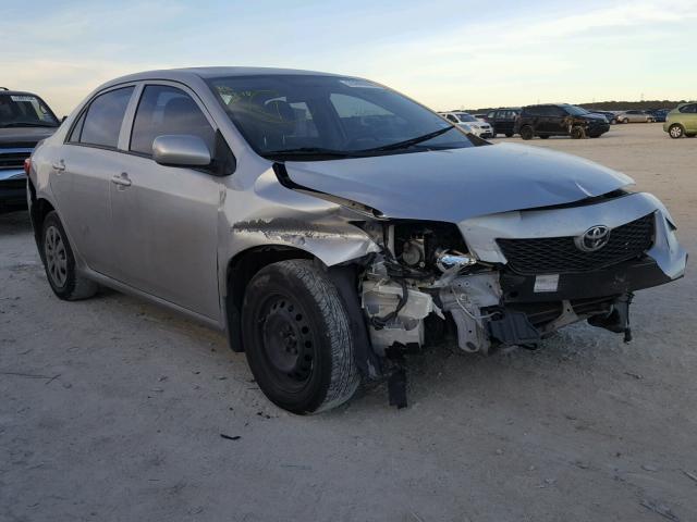 1NXBU4EE0AZ284275 - 2010 TOYOTA COROLLA BA SILVER photo 1