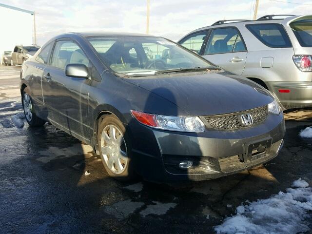 2HGFG1B63AH533777 - 2010 HONDA CIVIC LX CHARCOAL photo 1