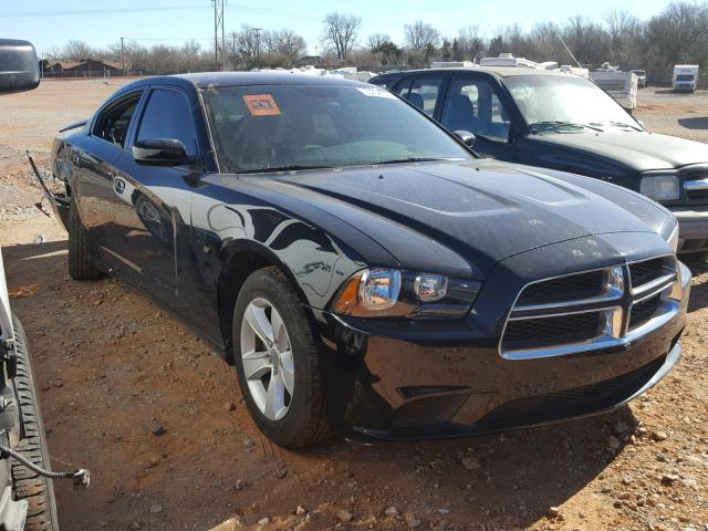 2C3CDXBG6DH682523 - 2013 DODGE CHARGER SE BLACK photo 1