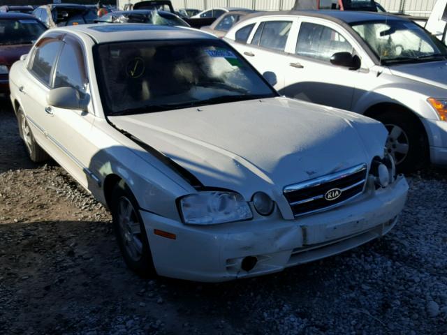 KNAGD126855429338 - 2005 KIA OPTIMA LX WHITE photo 1