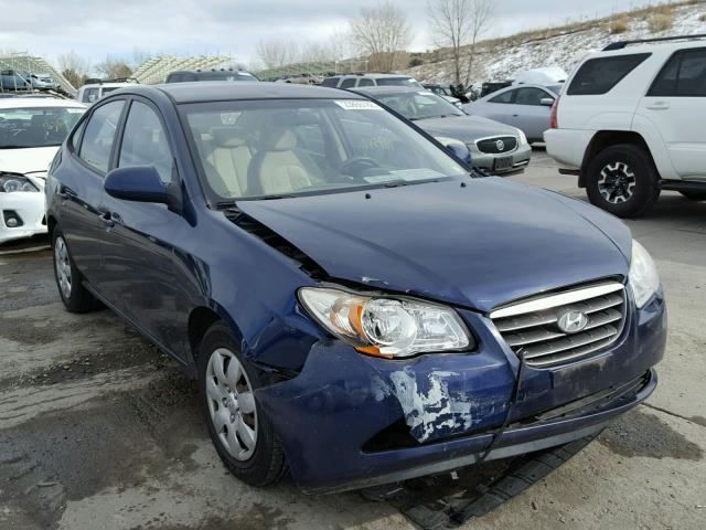 KMHDU46D39U675639 - 2009 HYUNDAI ELANTRA GL BLUE photo 1