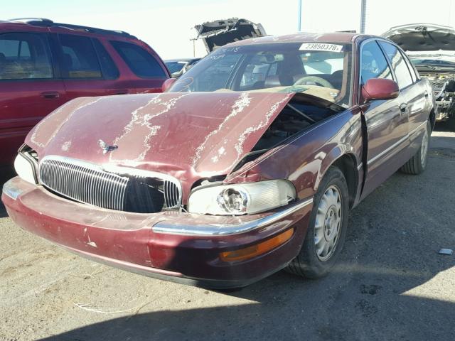 1G4CW52K7W4602821 - 1998 BUICK PARK AVENU MAROON photo 2