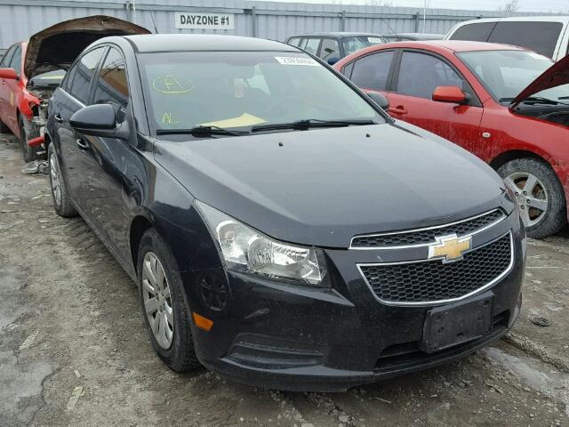 1G1PF5S91B7197530 - 2011 CHEVROLET CRUZE LT BLACK photo 1