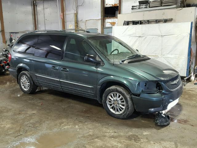 2C8GP64L82R657704 - 2002 CHRYSLER TOWN & COU GREEN photo 9