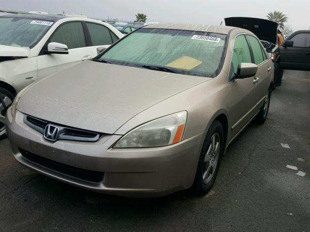 JHMCN36595C016771 - 2005 HONDA ACCORD HYB GOLD photo 2