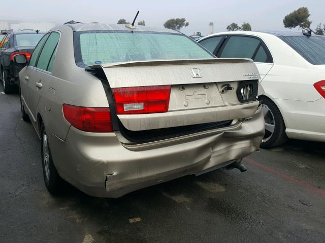 JHMCN36595C016771 - 2005 HONDA ACCORD HYB GOLD photo 3