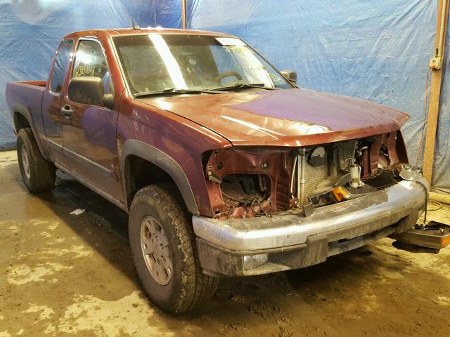 1GCDT199788155741 - 2008 CHEVROLET COLORADO MAROON photo 1