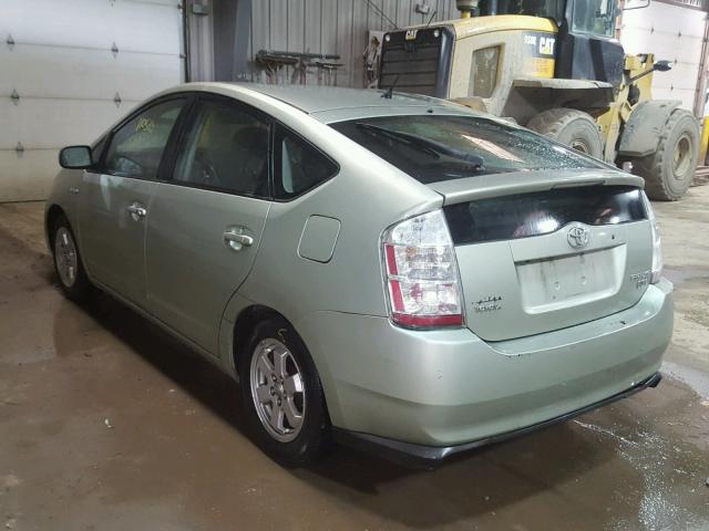 JTDKB20U783427381 - 2008 TOYOTA PRIUS GREEN photo 3