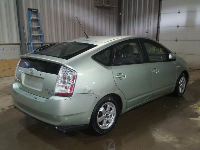 JTDKB20U783427381 - 2008 TOYOTA PRIUS GREEN photo 4