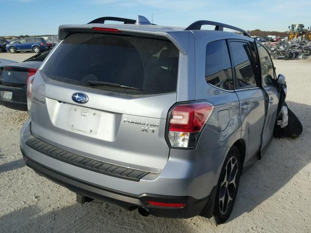 JF2SJGEC8HH441004 - 2017 SUBARU FORESTER 2 GRAY photo 4