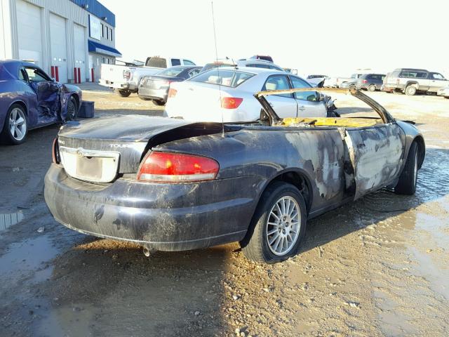 1C3EL55RX4N299690 - 2004 CHRYSLER SEBRING LX BLUE photo 4