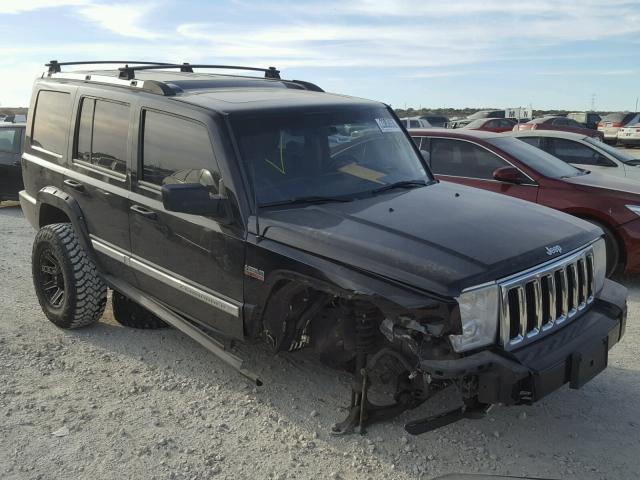 1J8HH58237C547604 - 2007 JEEP COMMANDER BLACK photo 1