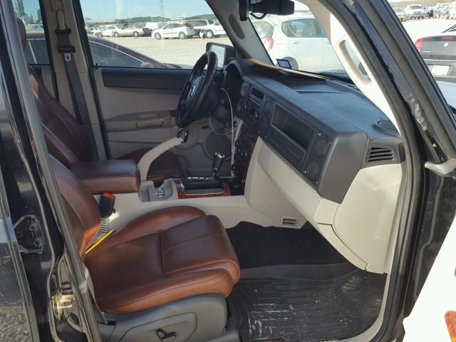 1J8HH58237C547604 - 2007 JEEP COMMANDER შავი ფოტო 5