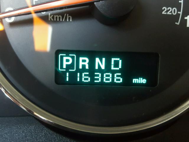 1J8HH58237C547604 - 2007 JEEP COMMANDER შავი ფოტო 8